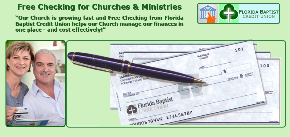 Florida Baptist Credit Union Free Checking for Churches