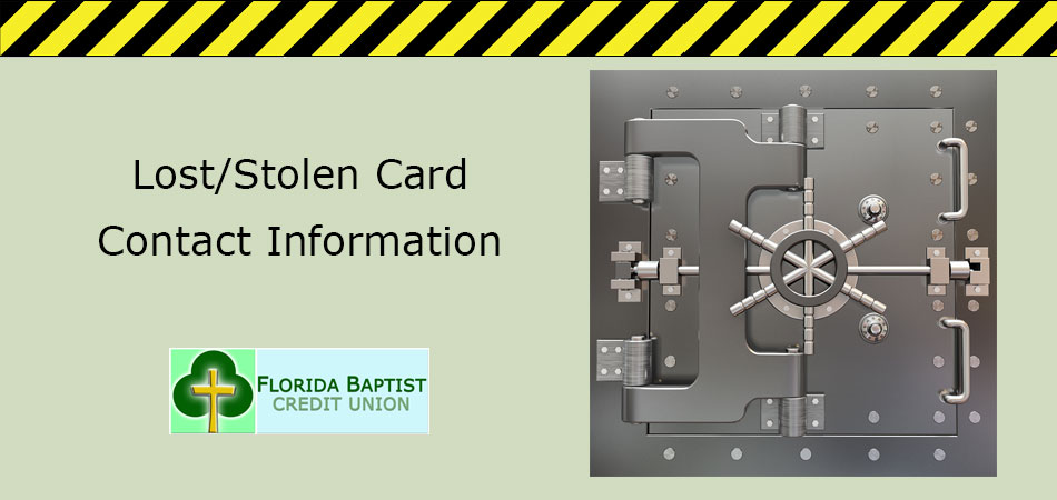 Lost/Stolen Card Contact Information