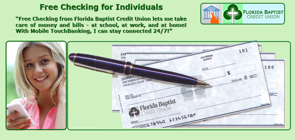 Florida Baptist Credit Union for Free Checking
