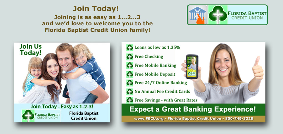 Join Floiida Baptist Credit Union Today